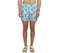 Urban Classics Pantalones Cortos de Natación Pattern Bañador para Hombre, Tropical Bird AOP, XXL
