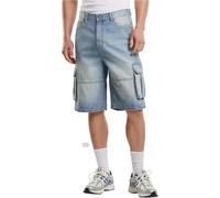 Urban Classics Pantalones Cortos para Hombre, New Light Blue Dirty Washed, 42