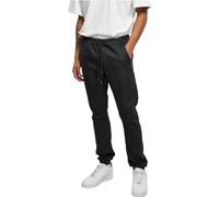 Urban Classics Pantalones de chándal de Mezclilla de Punto, Lavado en Negro Real, XL para Hombre