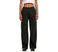 Urban Classics Pantalones de chándal para Mujer con Pliegues Decorativos en la Parte Delantera y Trasera, Pantalones de chándal con Cintura elástica y Pierna Ancha, Pantalones de bateo, Tallas XS a