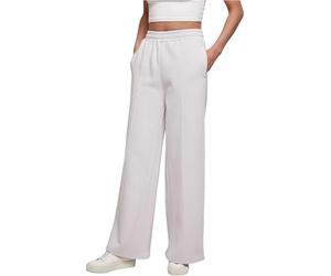 Urban Classics Pantalones de chándal para Mujer con Pliegues Decorativos en la Parte Delantera y Trasera, Pantalones de chándal con Cintura elástica y Pierna Ancha, Pantalones de bateo, Tallas XS a