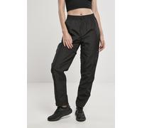Urban Classics Pantalones de entrenamiento para mujer Ladies Shiny Crinkle Nylon Zip Pants Black M