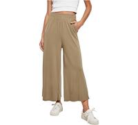URBAN CLASSICS Pantalones de Mujer Cómodos, Pantalones Ligeros y Frescos con Bolsillos, Tejido Suave, Ideal Para Verano, Tallas XS - 5XL