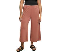 Urban Classics Pantalones de Mujer Culotte Modal Culotte para Mujer, Longitud 3/4, con Cintura elástica, Tallas XS-5XL, Terracota, XS