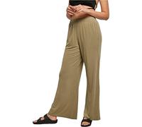 Urban Classics Pantalones Modal Wide Leg para Mujer, Caqui, XXL