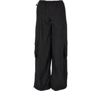 Urban Classics Pantalones de mujer Pantalones anchos Crinkle Nylon Cargo Pants XL
