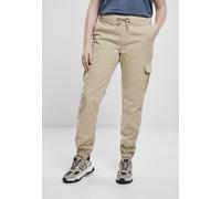 Urban Classics Pantalones de mujer Pantalones cargo jogging de cintura alta para mujer Concrete S