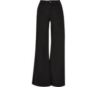 Urban Classics Pantalones de mujer Pantalones chinos de cintura alta y pierna ancha para mujer 28