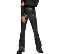 Urban Classics Synthetic Leather Flared Pants Black Talla: L | Pantalones Outlet | Mujer | Negro