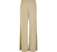 Urban Classics Pantalones de pierna ancha de modal para señoras Caqui S