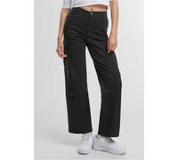 Urban Classics Pantalones de sarga elástica para mujer Loose Utility TB6924 28