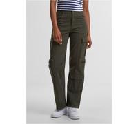 Urban Classics Pantalones de sarga elástica para mujer Loose Utility TB6924 29