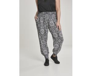 Urban Classics Pantalones de señora Señoras Sarong Pantalones Bandana Negro/Hoite S