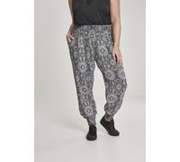 Urban Classics Pantalones de señora Señoras Sarong Pantalones Bandana Negro/Hoite XS