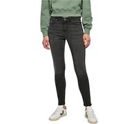Urban Classics Pantalones Vaqueros Ajustados para Mujer, Negro Lavado, W27
