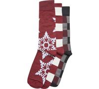 Urban Classics Paquete de 3 calcetines con copos de nieve TB6537 EUR 40