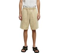 Urban Classics Pesado Arena Lavado Sweat Shorts Hombre Pantalón Corto Loose Fit