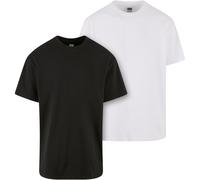 Urban Classics Pesado de Gran Tamaño Camiseta 2-Pack Hombre Jersey Algodón