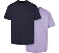 Urban Classics Pesado de Gran Tamaño Camiseta 2-Pack Hombre Jersey Algodón