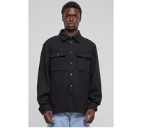 Urban Classics Plain Overshirt Black Talla: XL | Chaquetas finas Outlet | Hombre | Negro