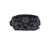 Urban Classics Print Hip Bag, Bandana Bolso De Cintura Unisex Adulto, Negro (Black), Talla Única
