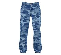 Urban Classics Printed Jeans Blue Laser Camo Talla: W40 | Vaqueros Rectos Outlet | Hombre | Azul