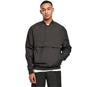 Urban Classics Chaqueta Bomber Pullover, Negro, XL para Hombre