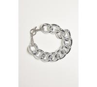 Urban Classics Pulsera Cadena Llamativa Plata L/XL