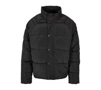 Urban Classics Raglan Puffer Jacket Black Talla: XXL | Chaquetas de Invierno Outlet | Hombre | Negro