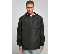 Urban Classics Recycled Basic Pull Over Jacket Black Talla: XS | Chaquetas Finas Outlet | Hombre | Negro