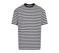 Urban Classics Regular Stripe Hombre Camiseta Negro-Blanco M 100% algodón Regular