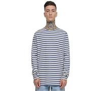 Urban Classics Tb3801-regular Stripe LS Camiseta, White Sand/Vintage Blue, M Hombres