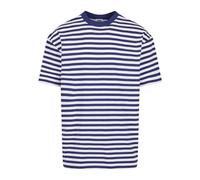 Urban Classics Regular Stripe tee Camiseta, White/Darkblue, 3XL para Hombre