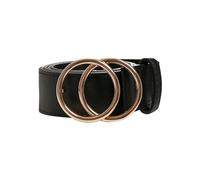 Urban Classics Ring Buckle Belt Cinturón, Negro (Black 00007), 115 (Talla del Fabricante: Small) para Hombre
