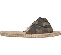 Urban Classics Sandalias de lona para mujer, Multicolor Woodcamo, 36 EU