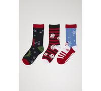 Urban Classics Santa Ho Calcetines de Navidad 3-Pack Multicolor EUR 36