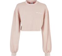 Urban Classics Señoras Cropped Pequeño Bordado Terry Crewneck L