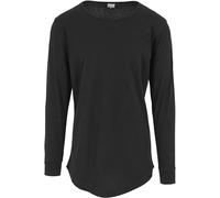 Urban Classics Shaped Fashion Long Sleeve tee Maglia a Maniche Lunghe, Negro (Schwarz), Small (Talla del Fabricante: Small) para Hombre