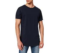 Urban Classics Shaped Long Tee, Camiseta Hombre, Azul (Midnightnavy), L