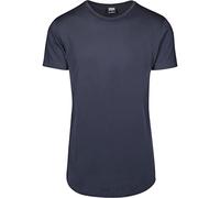Urban Classics Shaped Long Tee, Camiseta Hombre, Azul (Navy), XS