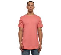 Urban Classics Shaped Long Tee, Camiseta Hombre, Rosa (Coral), XL