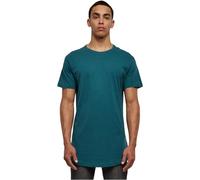 Urban Classics Shaped Long Tee, Camiseta Hombre, Turquesa (Teal), L