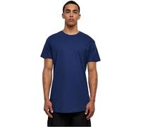 Urban Classics Shaped Long tee Camiseta, spaceblue, S para Hombre