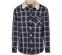 Urban Classics Sherpa Lined Shirt Jacket Navy/wht Talla: M | Chaquetas Finas Outlet | Hombre | Azul