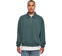 Urban Classics Shirt Collar Crew Bottlegreen Talla: M | Jerséis Outlet | Hombre | Verde