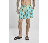 Urban Classics Bermudas turquesa / aqua / ocre / dorado / verde S turquesa / aqua / ocre / dorado / verde