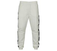 Urban Classics Side Striped Crinkle Track Pants Wht/blk Talla: L | Pantalones Outlet | Unisex