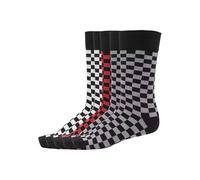 Urban Classics Socken Check Socks 5-Pack Calcetines, blk/h.Grey/Wht, 3-5 Unisex Adulto