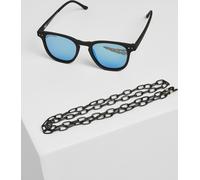 Urban Classics SonGafas de sol Sunglasses Arthur With Chain Black/Blue