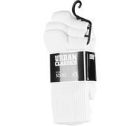 Urban Classics Sport Socks 3-Pack Hombre Calcetines Negro 80% algodón, 17% poliester, 3% elastán